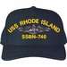 USS Rhode Island SSBN-740 Submarine Custom Embroidered Cap