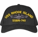 USS Rhode Island SSBN-740 Submarine Custom Embroidered Cap