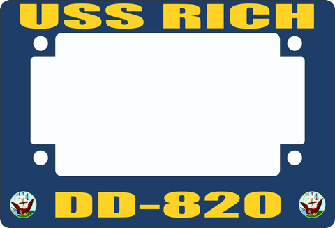 USS Rich DD-820 Motorcycle Frame