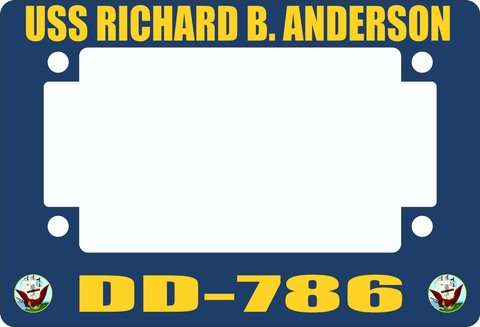 USS Richard B. Anderson DD-786 Motorcycle Frame
