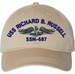 USS Richard B Russel SSN-687 with Dolphins Unstructured Dad Cap