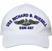 USS Richard B Russel SSN-687 with Dolphins Unstructured Dad Cap