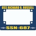 USS Richard B. Russell SSN-687 Motorcycle Frame