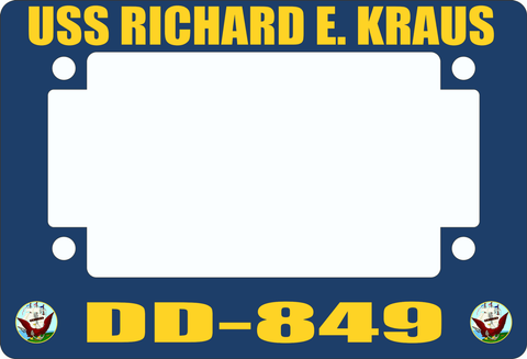 USS Richard E. Kraus DD-849 Motorcycle Frame