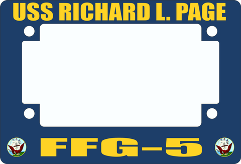 USS Richard L. Page FFG-5 Motorcycle Frame