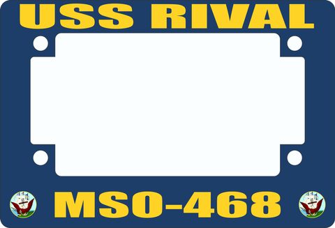 USS Rival MSO-468 Motorcycle Frame