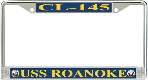 USS Roanoke CL-145 License Plate Frame