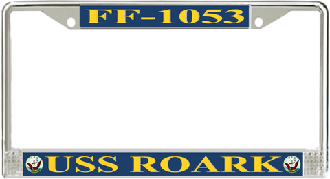 USS Roark FF-1053 License Plate Frame
