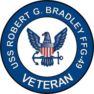 USS Robert C Bradley FFG-49 Veteran Decal Sticker