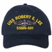 USS Robert E Lee SSBN-601 with Dolphins Unstructured Dad Cap