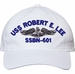 USS Robert E Lee SSBN-601 with Dolphins Unstructured Dad Cap