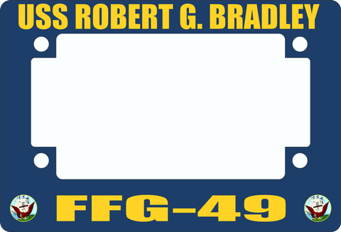 USS Robert G. Bradley FFG-49 Motorcycle Frame