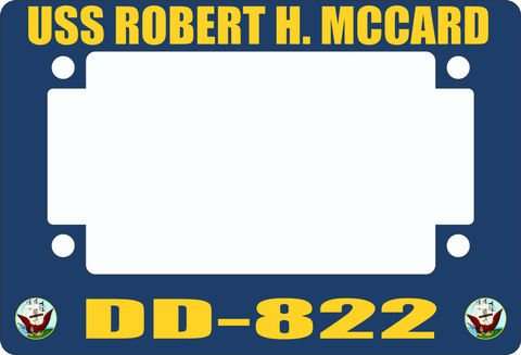 USS Robert H. McCard DD-822 Motorcycle Frame