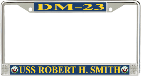 USS Robert H. Smith DM-23 License Plate Frame