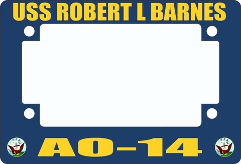 USS Robert L Barnes AO-14 Motorcycle Frame