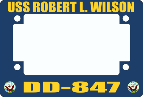 USS Robert L. Wilson DD-847 Motorcycle Frame