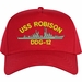 USS Robison DDG-12 Custom Embroidered Cap
