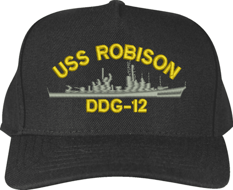 USS Robison DDG-12 Custom Embroidered Cap
