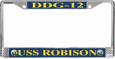 USS Robison DDG-12 License Plate Frame
