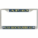 USS Rochambeau AP-63 License Plate Frame