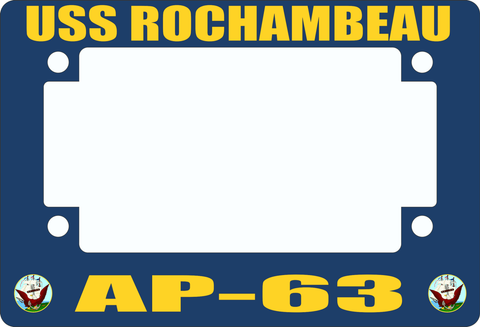 USS Rochambeau AP-63 Motorcycle Frame