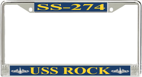 USS Rock SS-274 License Plate Frame