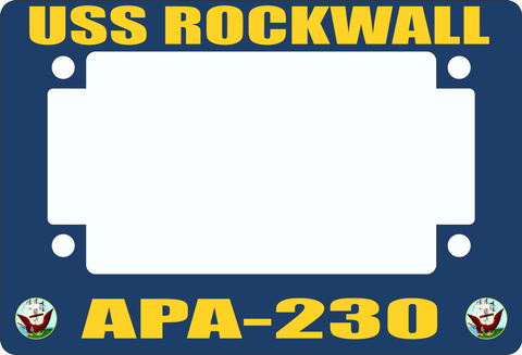 USS Rockwall APA-230 Motorcycle Frame