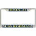 USS Rodman DMS-21 License Plate Frame