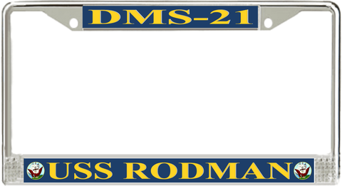 USS Rodman DMS-21 License Plate Frame