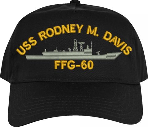 USS Rodney M. Davis FFG-60 Embroidered Cap