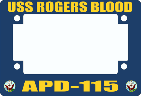 USS Rogers Blood APD-115 Motorcycle Frame