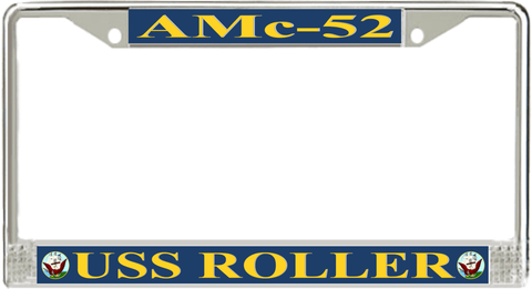 USS Roller AMc-52 License Plate Frame