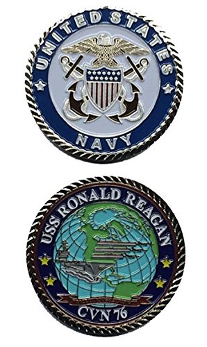 お買い得商品特集 - 販促エクスプレス Reagan Ronald USS CVN Coin Challenge Officer 76 その他