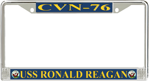 USS Ronald Reagan CVN-76 License Plate Frame