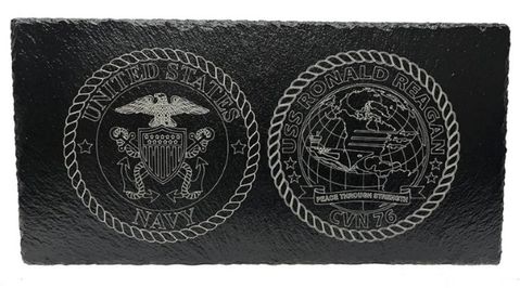 USS Ronald Reagan CVN-76 Officer Plaque