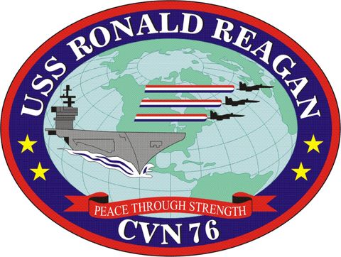 USS Ronald Reagan CVN-76 Sticker