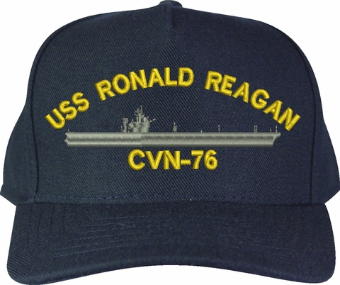 USS Ronald Reagan CVN-76 U.S. Made Cap
