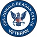 USS Ronald Reagan CVN-76 Veteran Decal Sticker