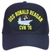 USS Ronald Reagan CVN-76 with Cowboy Ball Cap Hat