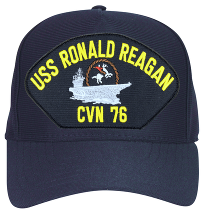 USS Ronald Reagan CVN-76 with Cowboy Ball Cap Hat