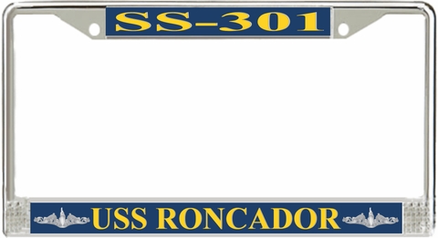 USS Roncador SS-301 License Plate Frame