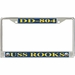 USS Rooks DD-804 License Plate Frame