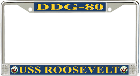 USS Roosevelt DDG-80 License Plate Frame