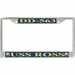USS Ross DD-563 License Plate Frame