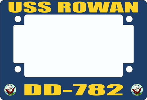 USS Rowan DD-782 Motorcycle Frame