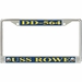 USS Rowe DD-564 License Plate Frame