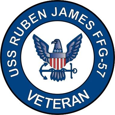 USS Ruben James FFG-57 Veteran Decal Sticker
