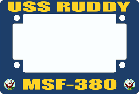 USS Ruddy MSF-380 Motorcycle Frame