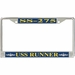 USS Runner SS-275 License Plate Frame