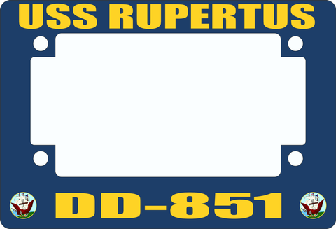 USS Rupertus DD-851 Motorcycle Frame